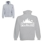 Fortnite logó - Unisex Zipzáros Pulóver