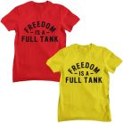 A szabadság egy teli tank - Férfi Póló