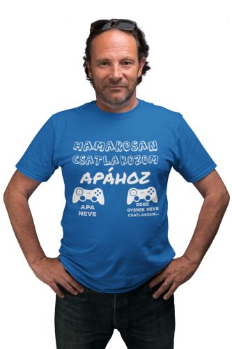 Gamer apuka - Névre szóló - Férfi Póló