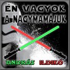 Én vagyok a nagymamájuk - Star Wars Vászonkép (Személyre szabható)