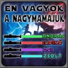 Én vagyok a nagymamájuk - Star Wars Vászonkép (Személyre szabható)