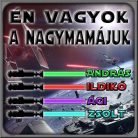 Én vagyok a nagymamájuk - Star Wars Vászonkép (Személyre szabható)