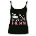 This girl loves the gym - Női Spagetti Top