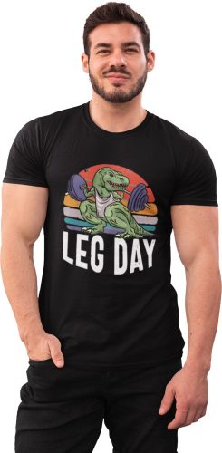 T-rex Legs Day - GYM Fitness Férfi Póló