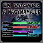 Én vagyok a nagymamájuk - Star Wars Vászonkép (Személyre szabható)