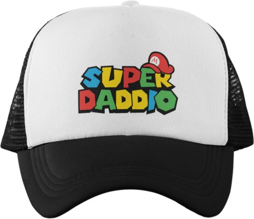 Trucker Baseball Sapka Apáknak - Super Daddio