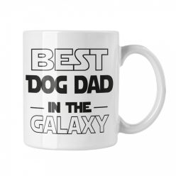 Best dog dad in the galaxy - Fehér Bögre