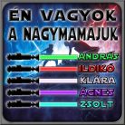 Én vagyok a nagymamájuk - Star Wars Vászonkép (Személyre szabható)