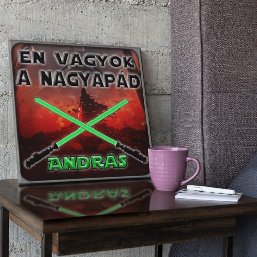 Én vagyok a nagyapád - Star Wars Vászonkép (Személyre szabható)