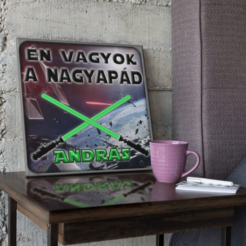 Én vagyok a nagyapád - Star Wars Vászonkép (Személyre szabható)