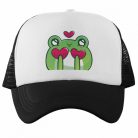 Love Béka Emoji - Trucker Hálós Baseball Sapka