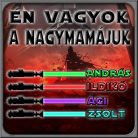 Én vagyok a nagymamájuk - Star Wars Vászonkép (Személyre szabható)