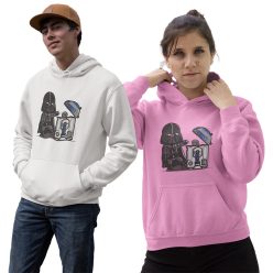 Star wars darth vader & r2-d2 - Unisex Kapucnis Pulóver