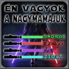 Én vagyok a nagymamájuk - Star Wars Vászonkép (Személyre szabható)