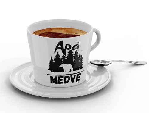 Apa medve - Kávéscsésze