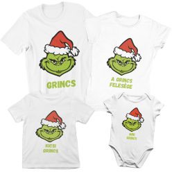 Grincs család - Karácsonyi Családi Póló Szett