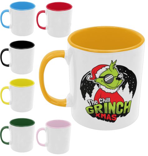 The chill grinch xmas - Színes Bögre