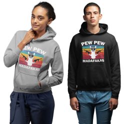 Pew-Pew Madafakas - Unisex Kapucnis Pulóver