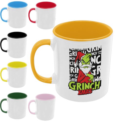 Grinch xmas  - Színes Bögre