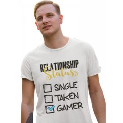 Single Taken Gamer - Férfi Póló