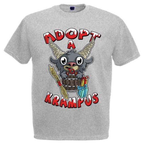 Adopt a Krampus - Karácsonyi Férfi Póló