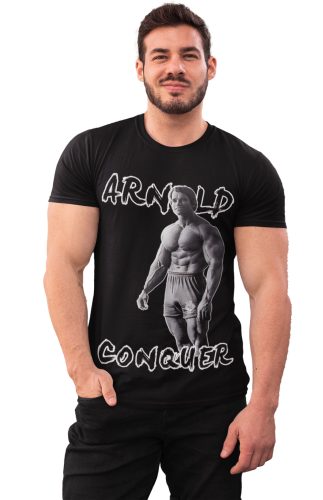 Arnold Conquer Bodybulding - GYM Fitness Férfi Póló