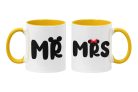 MR & MRS - Páros Színes Bögre (2db)