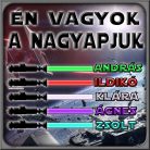 Én vagyok a nagyapjuk - Star Wars Vászonkép (Személyre szabható)