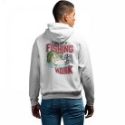 Bad day of fishing - Unisex Zipzáros Pulóver