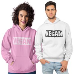 Vegan logó - Unisex Kapucnis Pulóver