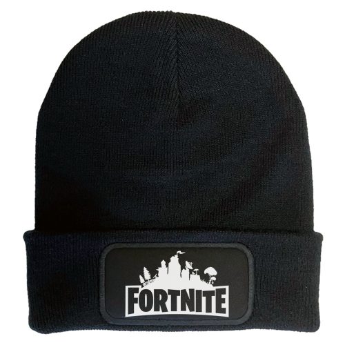 Fortnite logó mintájú - Téli Sapka