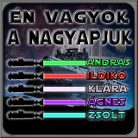 Én vagyok a nagyapjuk - Star Wars Vászonkép (Személyre szabható)