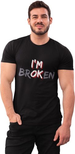 I'm BrOKen - GYM Fitness Férfi Póló