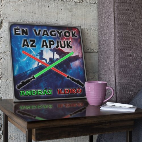 Én vagyok az apjuk - Star Wars Vászonkép (Személyre szabható)