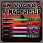 Én vagyok a nagyapjuk - Star Wars Vászonkép (Személyre szabható)