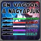 Én vagyok a nagyapjuk - Star Wars Vászonkép (Személyre szabható)