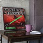 Én vagyok a nagymamájuk - Star Wars Vászonkép (Személyre szabható)