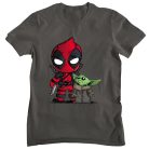 Deadpool és Baby Yoda - Férfi Póló