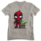 Deadpool és Baby Yoda - Férfi Póló