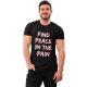 Find peace in the pain - GYM Fitness Férfi Póló