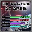 Én vagyok az apjuk - Star Wars Vászonkép (Személyre szabható)