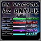 Én vagyok az anyjuk - Star Wars Vászonkép (Személyre szabható)