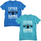 Father forgive me for these gains - GYM Fitness Férfi Póló