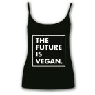 The future is vegan - Női Spagetti Top