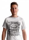 Jézussal és kávéval megállíthatatlan vagyok - Férfi Póló