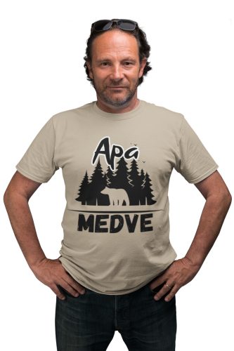 Apa medve - Férfi Póló