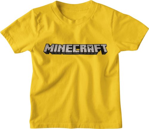 Minecraft Logó - Gyerek Póló