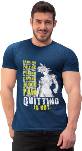 Quitting Is Not Acceptable - Super Saiyan - GYM Férfi Póló