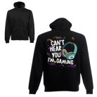 Can't hear you, I'm gaming (2 féle) - Unisex Zipzáros Pulóver