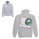 Can't hear you, I'm gaming (2 féle) - Unisex Zipzáros Pulóver